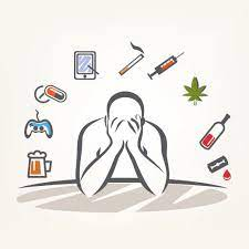 Signs and symptoms of addictions, stressful situations