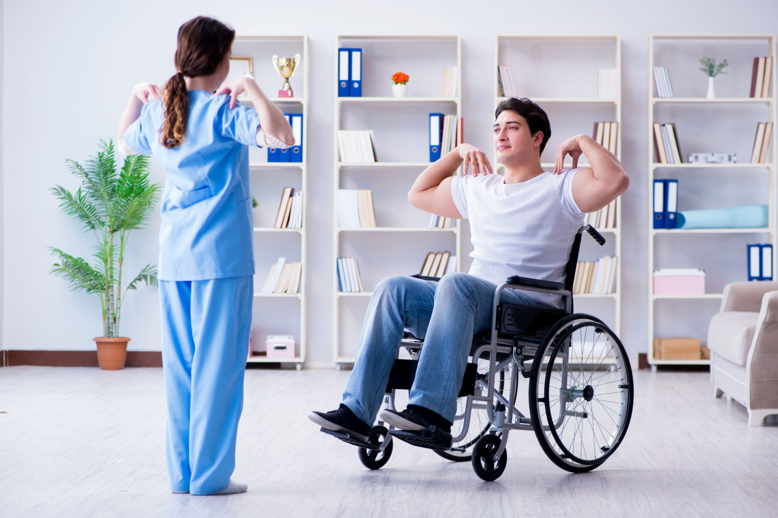 Home exercise program for strokes